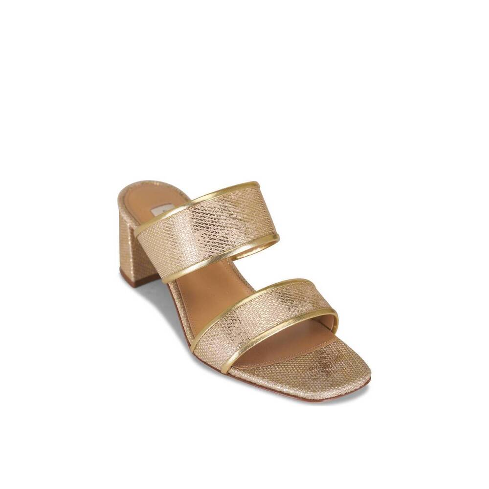 NEW ARTEANA women's enna double strap 50mm sandal in platino